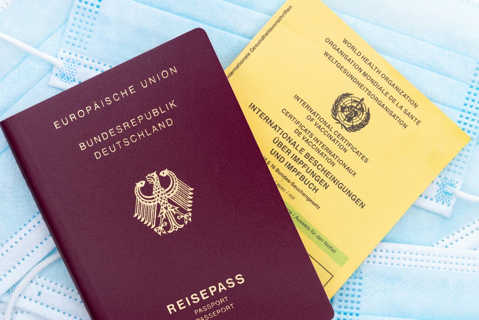 Passport and international health documents